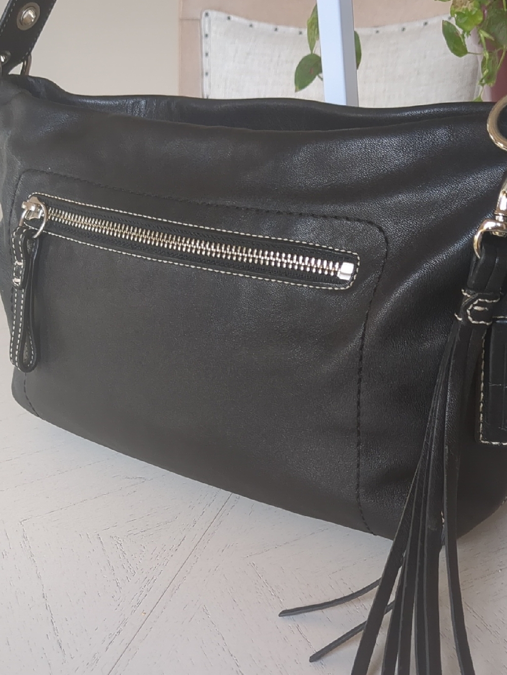 Vintage Coach 1417 Black Genuine Leather East West Legacy Shoulder Bag - Picture 3 of 12
